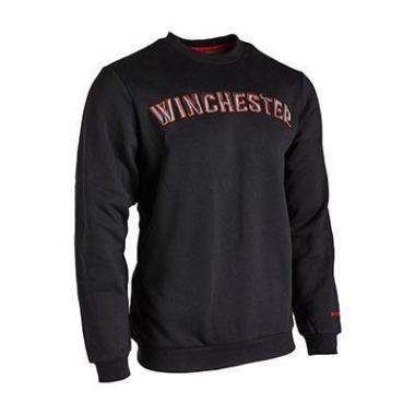 SWEAT SHIRT, FALCON, CREW NECK, BLACK, L